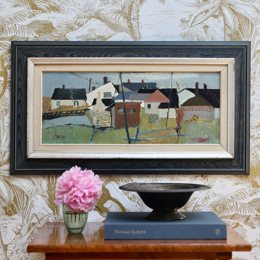 Vintage Oil Painting From Sweden by J Bören