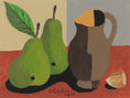 Load image into Gallery viewer, Mid Century Original Still Life of Pears From Sweden