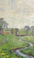 Load image into Gallery viewer, Vintage Art Room Landscape Oil Painting From Sweden by A Larsen 1936
