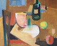 Load image into Gallery viewer, Mid Century Vintage Still Life Painting by G Lodström from Sweden