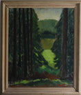 Load image into Gallery viewer, Mid Century Vintage Landscape Oil Painting From Sweden