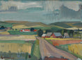 Load image into Gallery viewer, Mid Century Original Landscape Oil Painting From Sweden