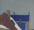 Load image into Gallery viewer, Charming Swedish Vintage Original Village Oil Painting