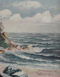 Load image into Gallery viewer, Vintage Coastal Painting by from Sweden by Lindström