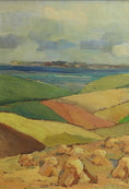 Load image into Gallery viewer, Mid Century Original Landscape Oil Painting From Sweden