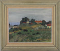 Load image into Gallery viewer, Vintage Art Room Original Oil Painting of Sheep From Sweden 1952