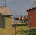 Load image into Gallery viewer, Vintage Coastal Painting by T Nilsson from Sweden