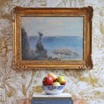 Load image into Gallery viewer, Mid Century Original Coastal Oil Painting From Sweden