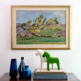 Load image into Gallery viewer, Mid Century Original Landscape Oil Painting From Sweden M Larsson