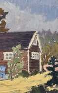 Load image into Gallery viewer, Mid Century Original Vintage Landscape Oil Painting from Sweden