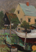 Load image into Gallery viewer, Mid Century Original Oil Painting From Sweden By Eskil Skans