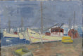 Load image into Gallery viewer, Vintage Art Mid Century Coastal Oil Painting from Sweden