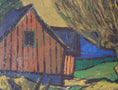 Load image into Gallery viewer, Mid Century Original Oil Painting From Sweden by K Christensen