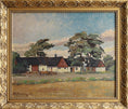 Load image into Gallery viewer, Vintage Art Room Mid Century Farmhouse Oil Painting from Sweden