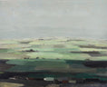 Load image into Gallery viewer, Mid Century Original Landscape Oil Painting from Sweden 1968