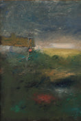 Load image into Gallery viewer, Vintage Art Room Landscape Oil Painting From Sweden by K Nielsen