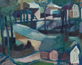 Load image into Gallery viewer, Vintage Art Original Landscape Oil Painting From Sweden