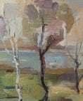 Load image into Gallery viewer, Mid Century Original Landscape Oil Painting From Sweden