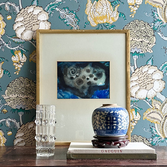 Original Vintage Abstract from Sweden by U Borgström