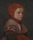 Load image into Gallery viewer, Vintage Art Room Girl's Portrait Sweden