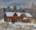 Load image into Gallery viewer, Mid Century Vintage Winterscape From Sweden by Ivars 1965