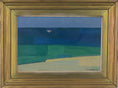 Load image into Gallery viewer, Mid Century Art Coastal Oil Painting from Sweden 1952