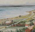 Load image into Gallery viewer, Vintage Art Mid Century Coastal Oil Painting by from Sweden