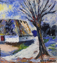 Load image into Gallery viewer, Original Vintage Farmhouse Oil Painting from Sweden