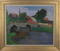 Load image into Gallery viewer, Vintage Art Room Mid Century Original Oil Painting from Sweden
