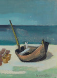 Load image into Gallery viewer, Mid Century Vintage Coastal Painting from Sweden