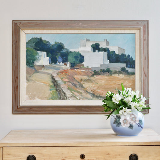 Vintage Oil Painting by T Nilsson from Sweden