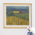 Load image into Gallery viewer, Vintage Mid Century Landscape Oil Painting by S Grandin Sweden
