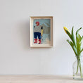 Load image into Gallery viewer, Vintage Art Room Fisherman's Portrait Sweden