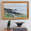 Load image into Gallery viewer, Mid Century Original Coastal Oil Painting Sweden