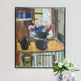 Load image into Gallery viewer, Vintage Art Room Original interior Oil Painting Sweden 1950