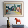 Load image into Gallery viewer, Vintage Mid Century Oil Painting by T Nilsson from Sweden