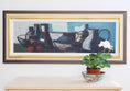 Load image into Gallery viewer, Mid Century Original Oil Painting From Sweden by K Christensen