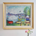 Load image into Gallery viewer, Vintage Art Original Circus Oil Painting From Sweden