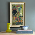 Load image into Gallery viewer, Original Still Life Oil Painting Vintage Mid Century Sweden