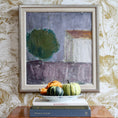 Load image into Gallery viewer, Mid Century Original Vintage Landscape Oil Painting from Sweden