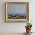 Load image into Gallery viewer, Vintage Art Mid Century Coastal Oil Painting from Sweden