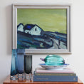 Load image into Gallery viewer, Vintage Mid Century Farmhouse Oil Painting By Walterström Sweden