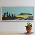 Load image into Gallery viewer, Original Vintage Mid Century Farmhouse Oil Painting Sweden