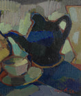 Load image into Gallery viewer, Striking Mid Century Still Life Oil Painting F Holmgren Sweden