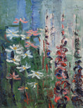 Load image into Gallery viewer, Mid Century Original Floral Oil Painting from Sweden