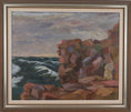 Load image into Gallery viewer, Vintage Coastal Painting by O Schalin from Sweden 1955