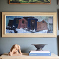 Load image into Gallery viewer, Mid Century Original Oil Painting From Sweden by K Christensen