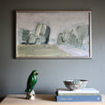 Load image into Gallery viewer, Vintage Art Room Mid Century Landscape Oil Painting From Sweden