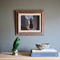Load image into Gallery viewer, Vintage Art Room Mid Century Original Oil Painting By GS Malm from Sweden