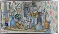 Load image into Gallery viewer, Vintage Art Room Original Still Life Oil Painting from Sweden